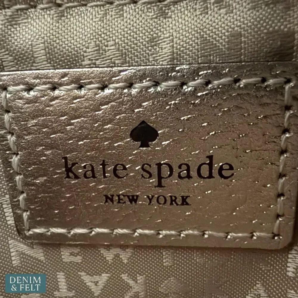 Kate Spade‎ Wellesley Rachelle Metallic Rose Gold Leather Satchel Crossbody Bag
